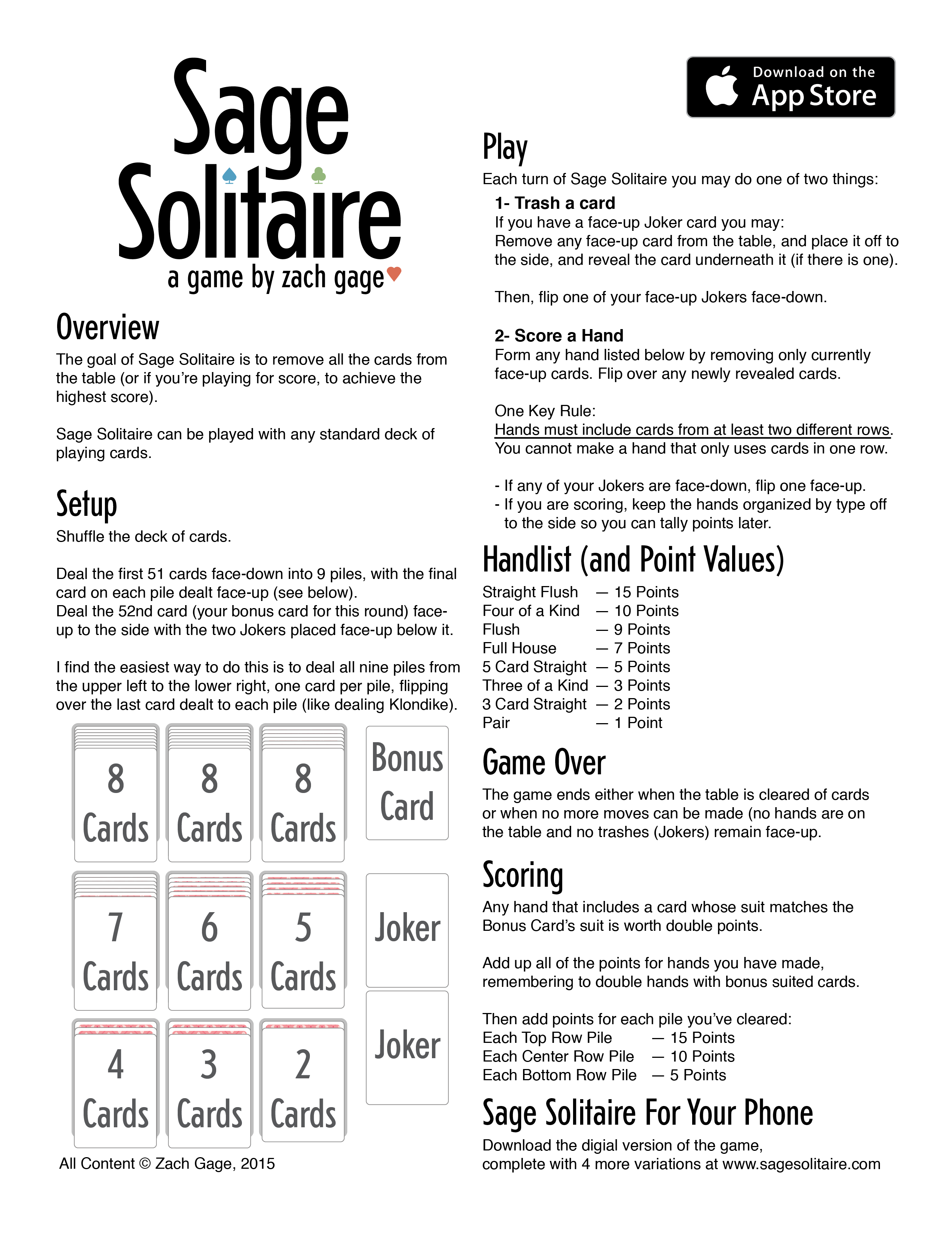 How Do You Play Solitaire With A Deck Of Cards Solitaire Card Games 